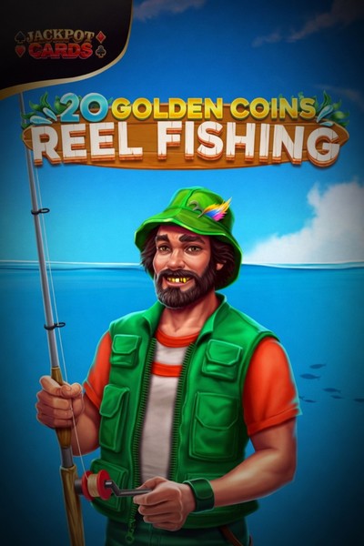 Cover of the pokie 20 Golden Coins: Reel Fishing from the Casinova lobby