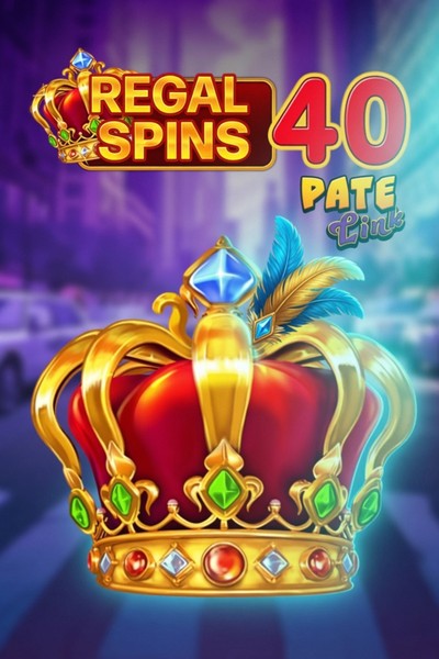 Cover of the pokie Regal Spins 40 Pate Link from the Cleobetra lobby