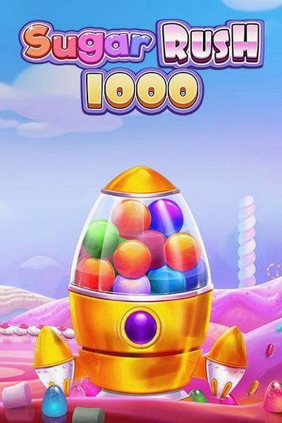 Cover of the pokie Sugar Rush 1000 from the Betwest lobby